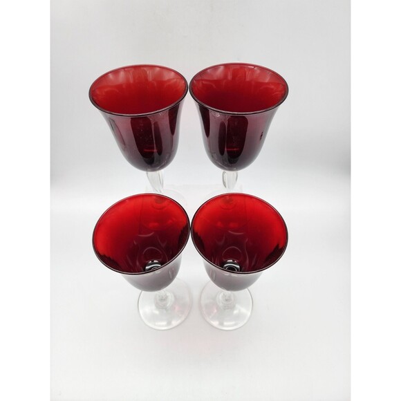 Luminarc Red Wine Glasses Goblets Casual Settings Set of 4 10.25 oz NIB USA - Picture 5 of 13
